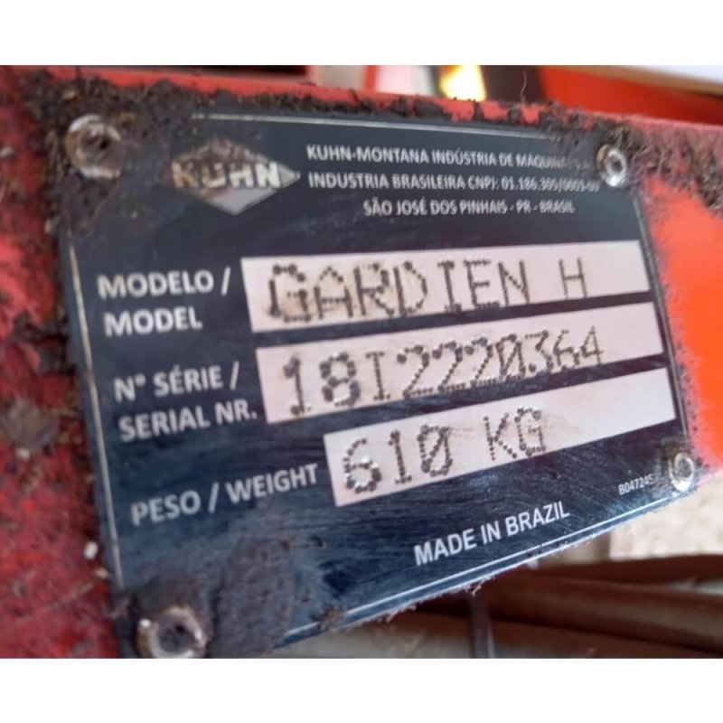 Pulverizador KUHN GARDIEN H Ano 2018