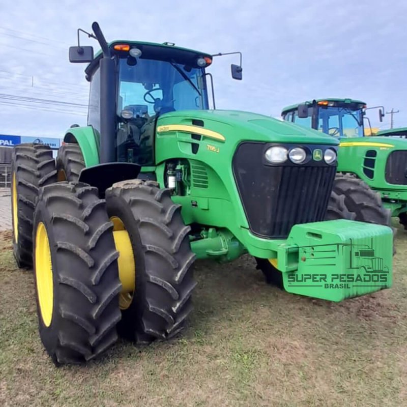 Trator JOHN DEERE 7195J FILIPADO Ano 2017