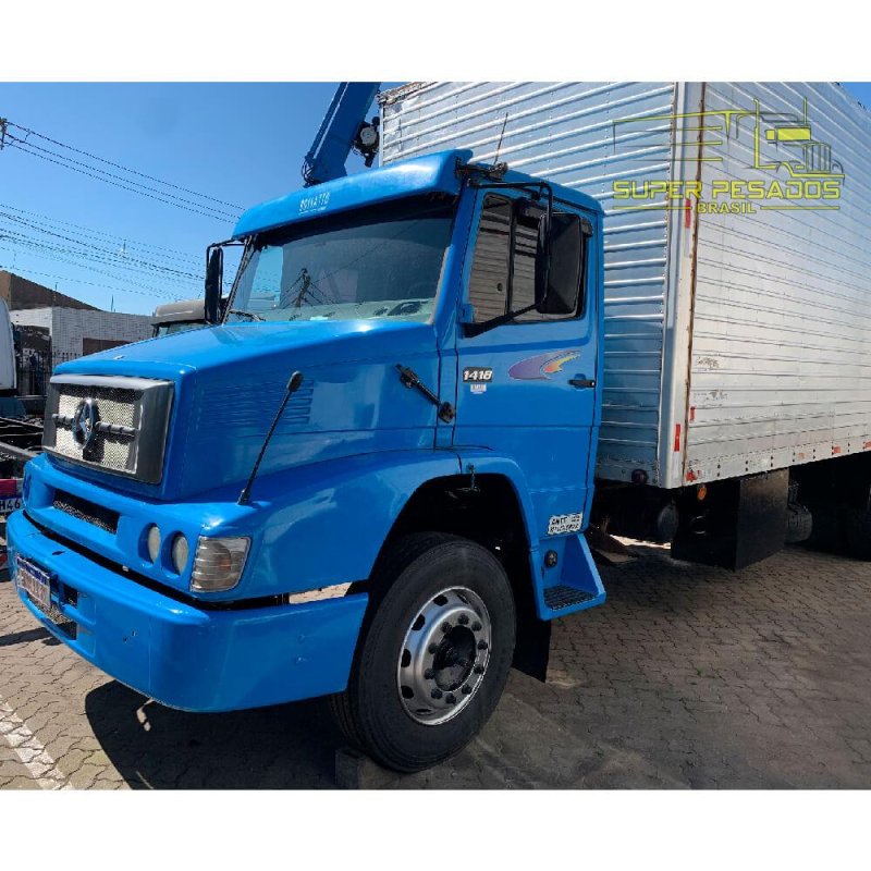 Caminhão Mercedes Benz 1418 BAÚ Ano 1991