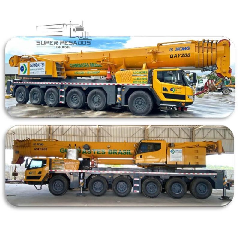 Guindaste Rodoviário XCMG QAY 200T Ano 2011