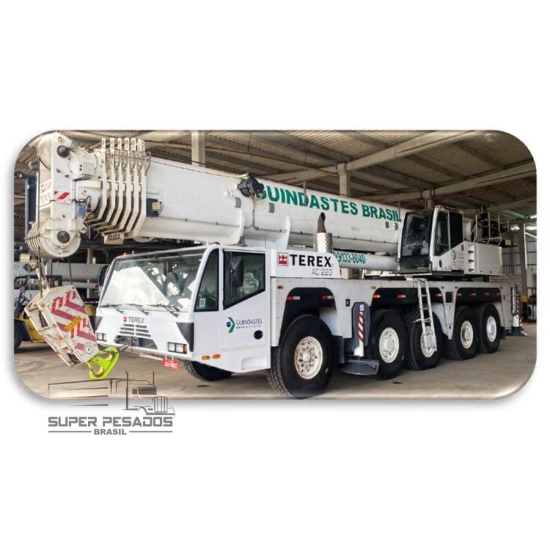 Guindaste Rodoviário TEREX AC 200T Ano 2007 