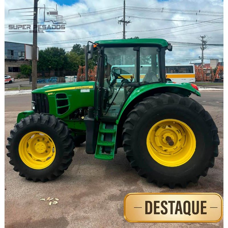 TRATOR AGRÍCOLA JOHN DEERE 6115J ANO 2017