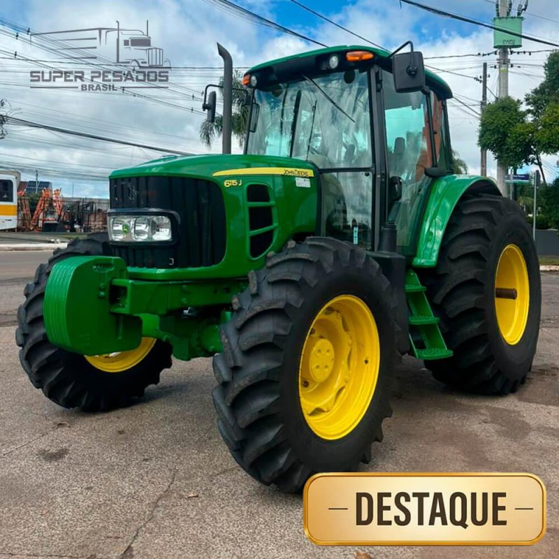 TRATOR AGRÍCOLA JOHN DEERE 6115J ANO 2017