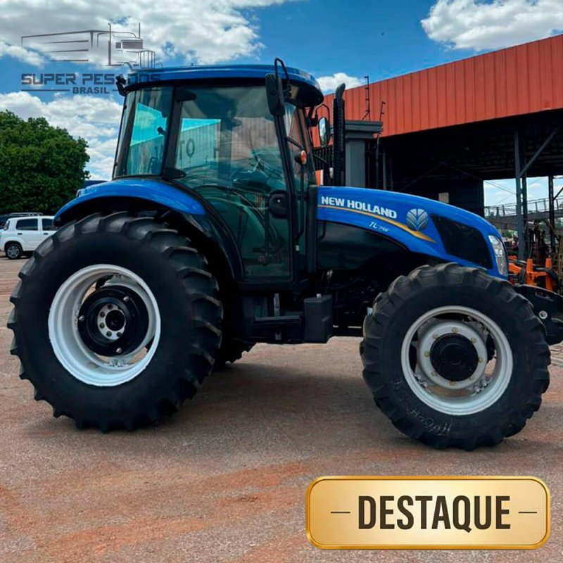 TRATOR AGRÍCOLA NEW HOLLAND TL75 ANO 2017
