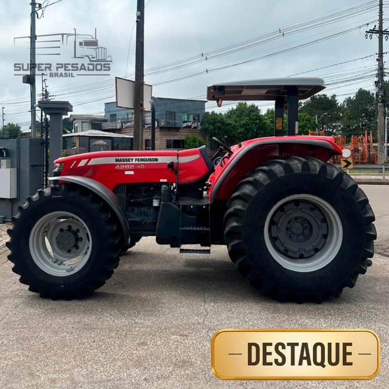 TRATOR MASSEY FERGUSON 4292 HD ANO 2017