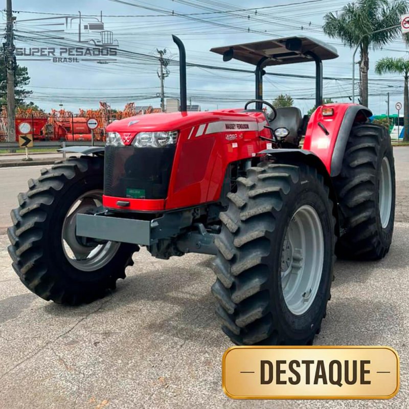 TRATOR MASSEY FERGUSON 4292 HD ANO 2017