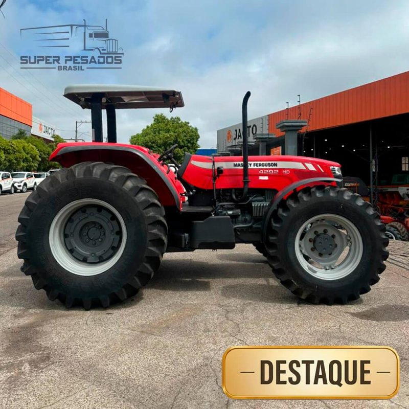 TRATOR MASSEY FERGUSON 4292 HD ANO 2017