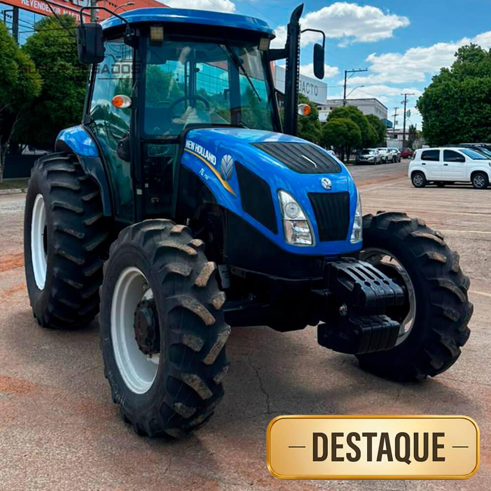 TRATOR AGRÍCOLA NEW HOLLAND TL75 ANO 2017